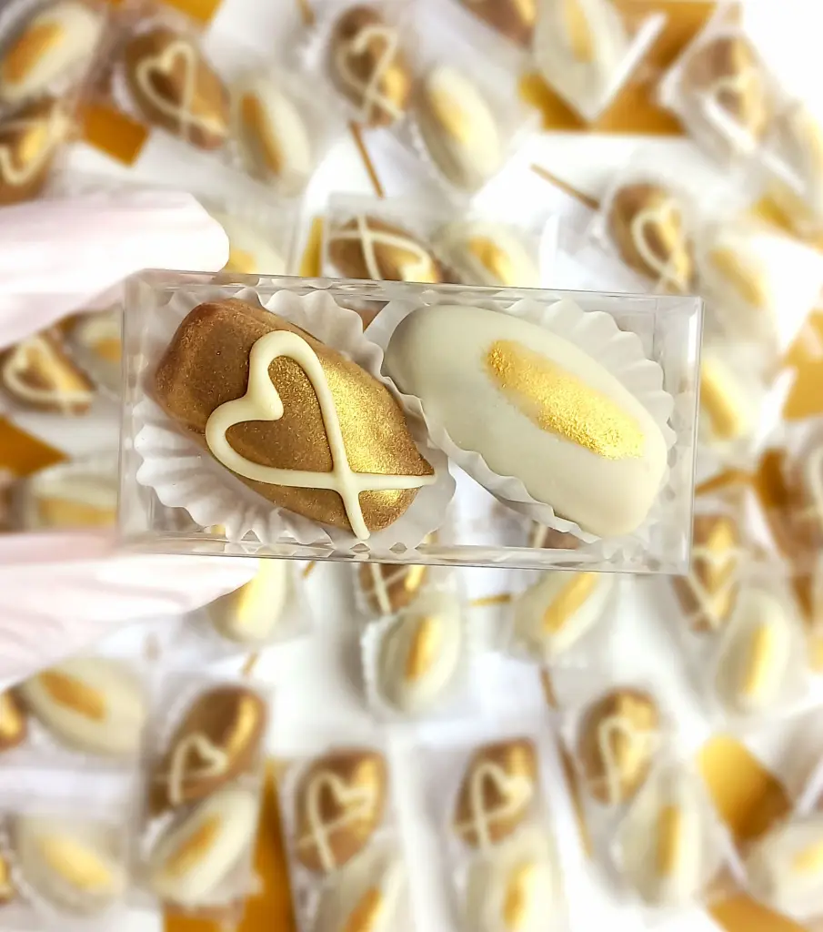 Personnalisation blanc et doré