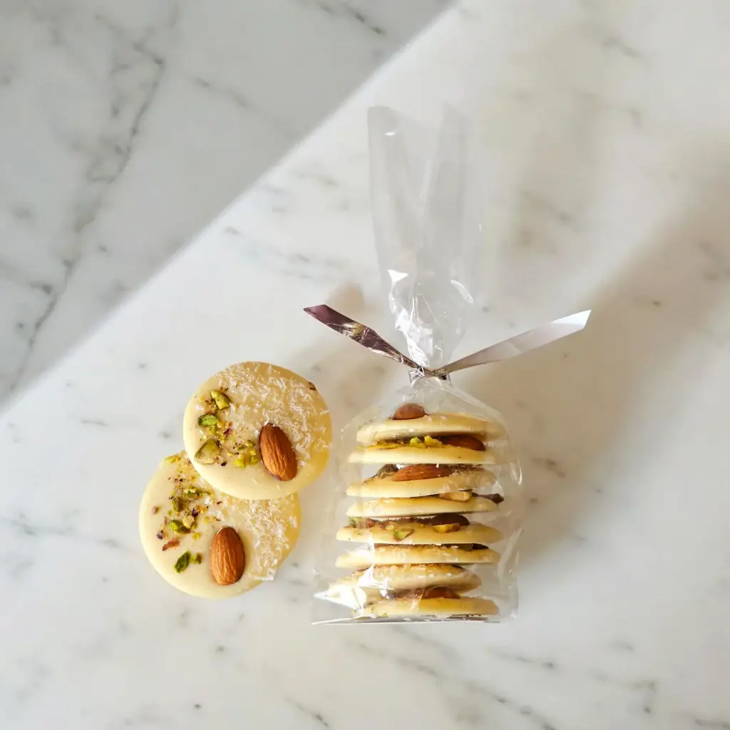  Mendiants Blancs - Délice Amandes & Pistaches